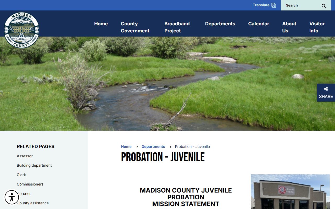 Madison County criminal court records juvenile probation